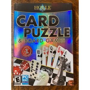 Hoyle Card Puzzle & Board Games PC Mac DVD-ROM 2013 Encore Software Classic Game